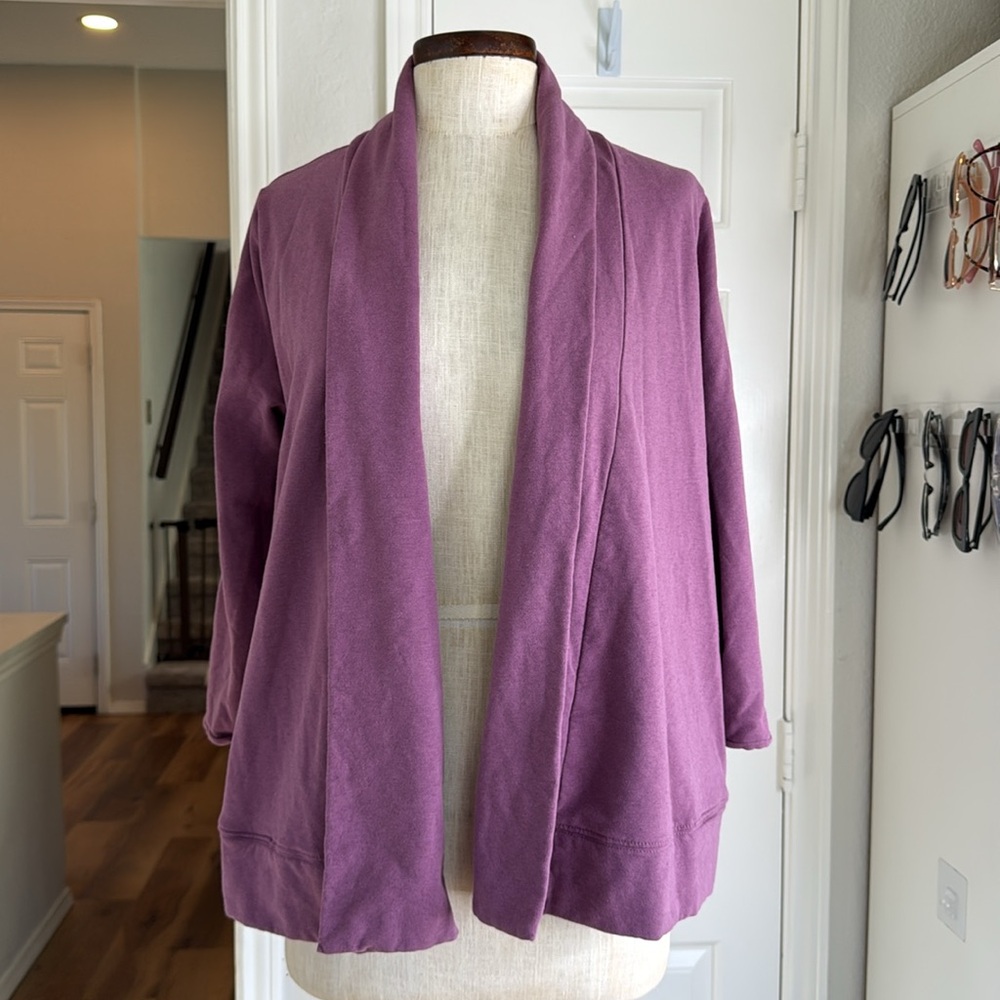 Pacas Pima alpaca open cardigan